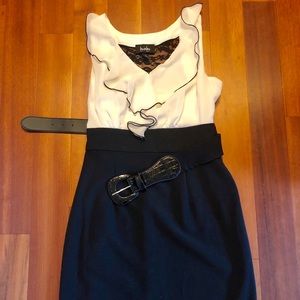 Women’s Black and White Dress, Size S